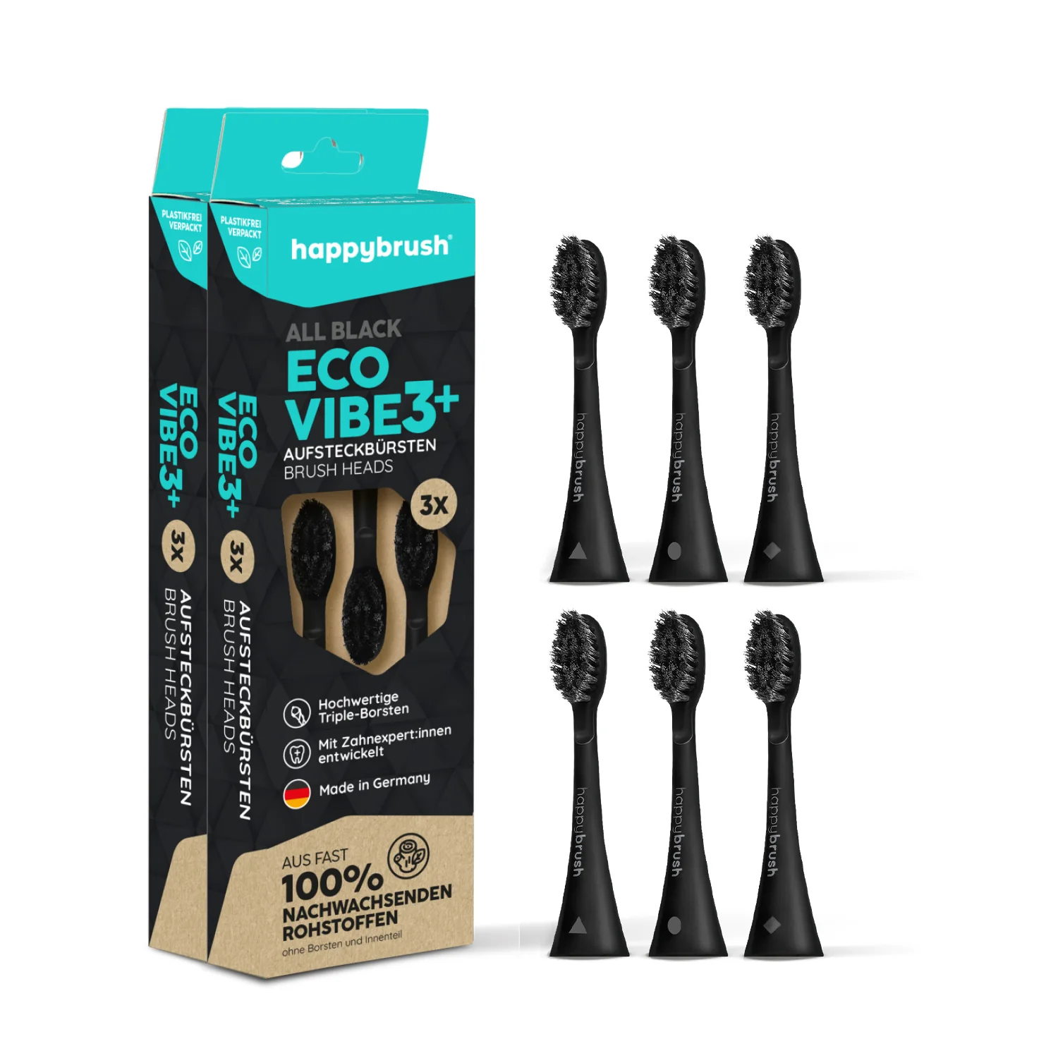 Aufsteckbürsten Eco Vibe 3+ | Allblack - Image 10