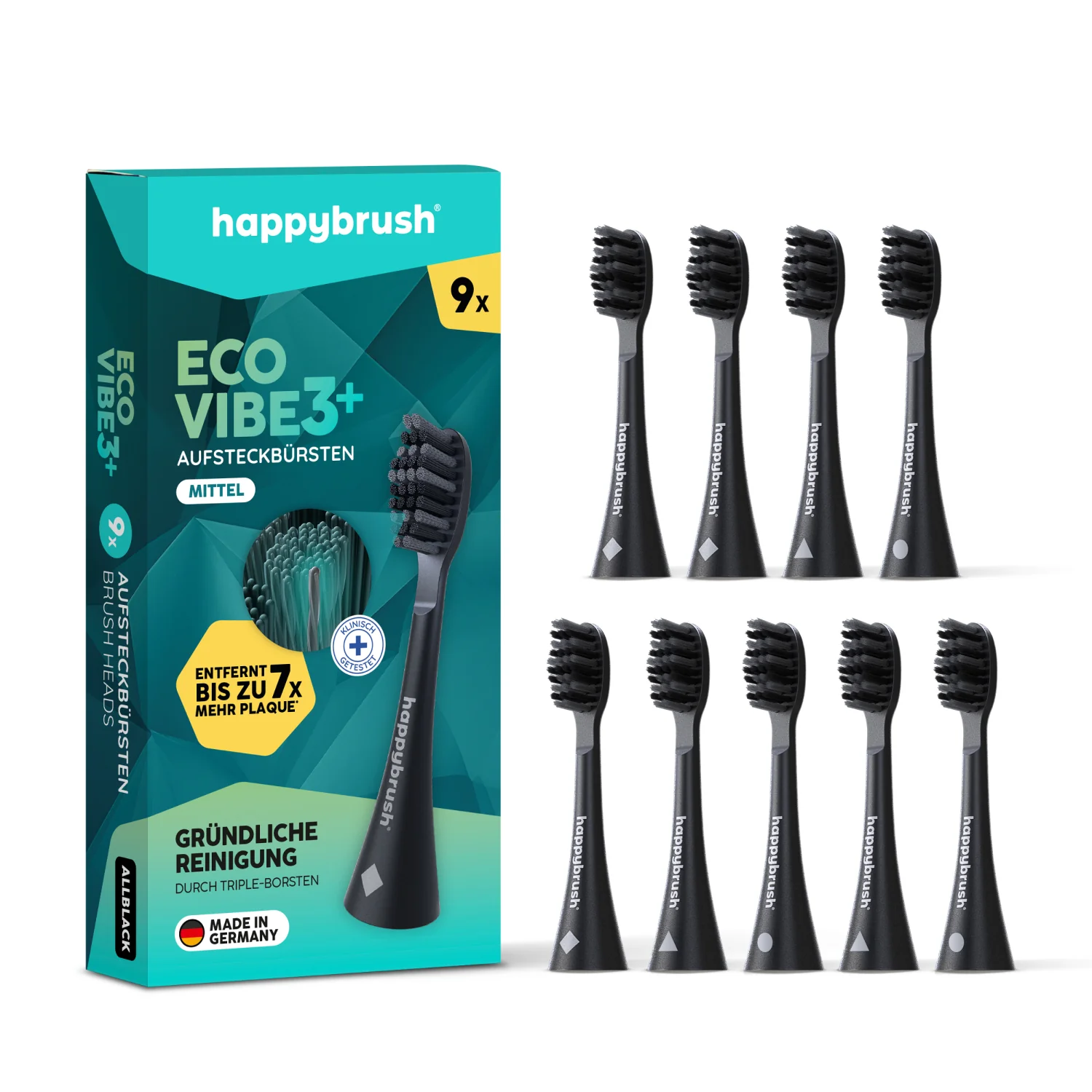 Aufsteckbürsten Eco Vibe 3+ | Allblack - Image 11