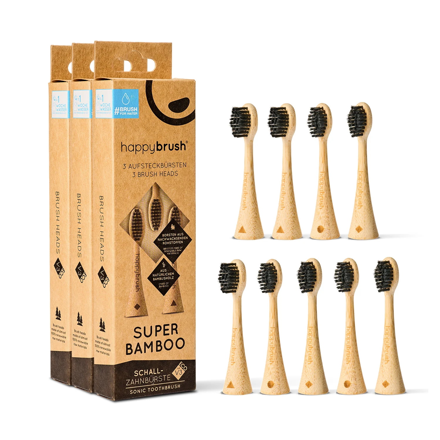 Aufsteckbürsten Eco Vibe 3 | Bambus - Image 6