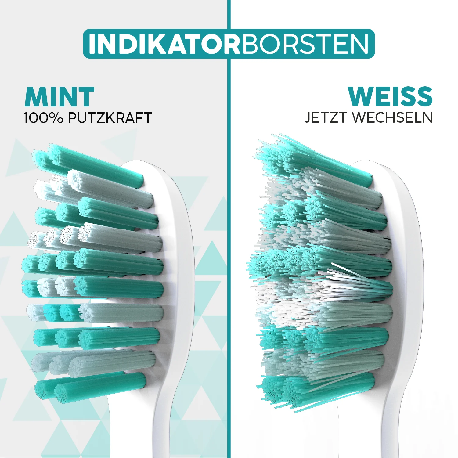 Aufsteckbürsten Eco Vibe 3+ | White-Mint - Image 4