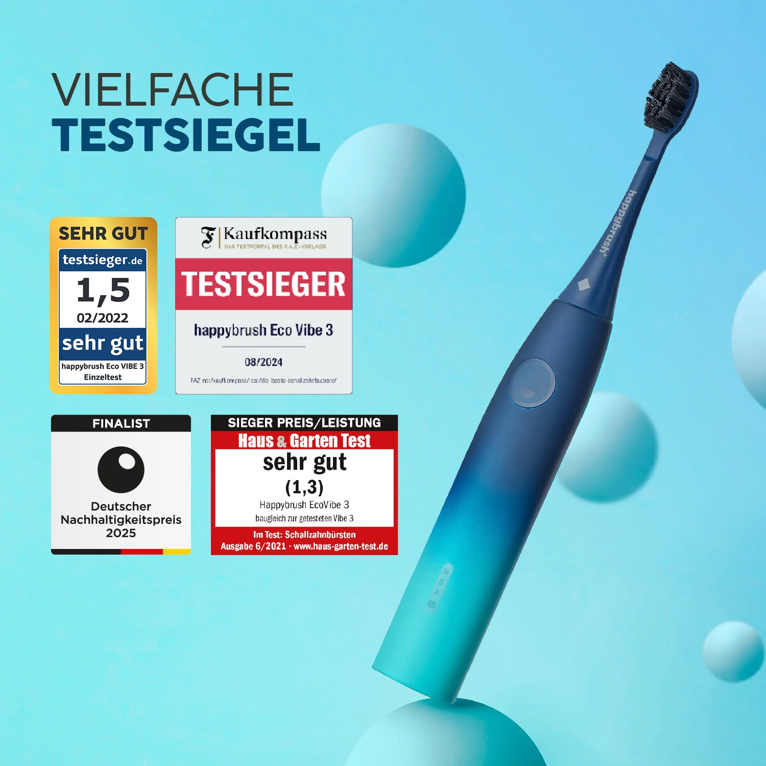Schallzahnbürste Eco VIBE 3 | Set M - Image 50