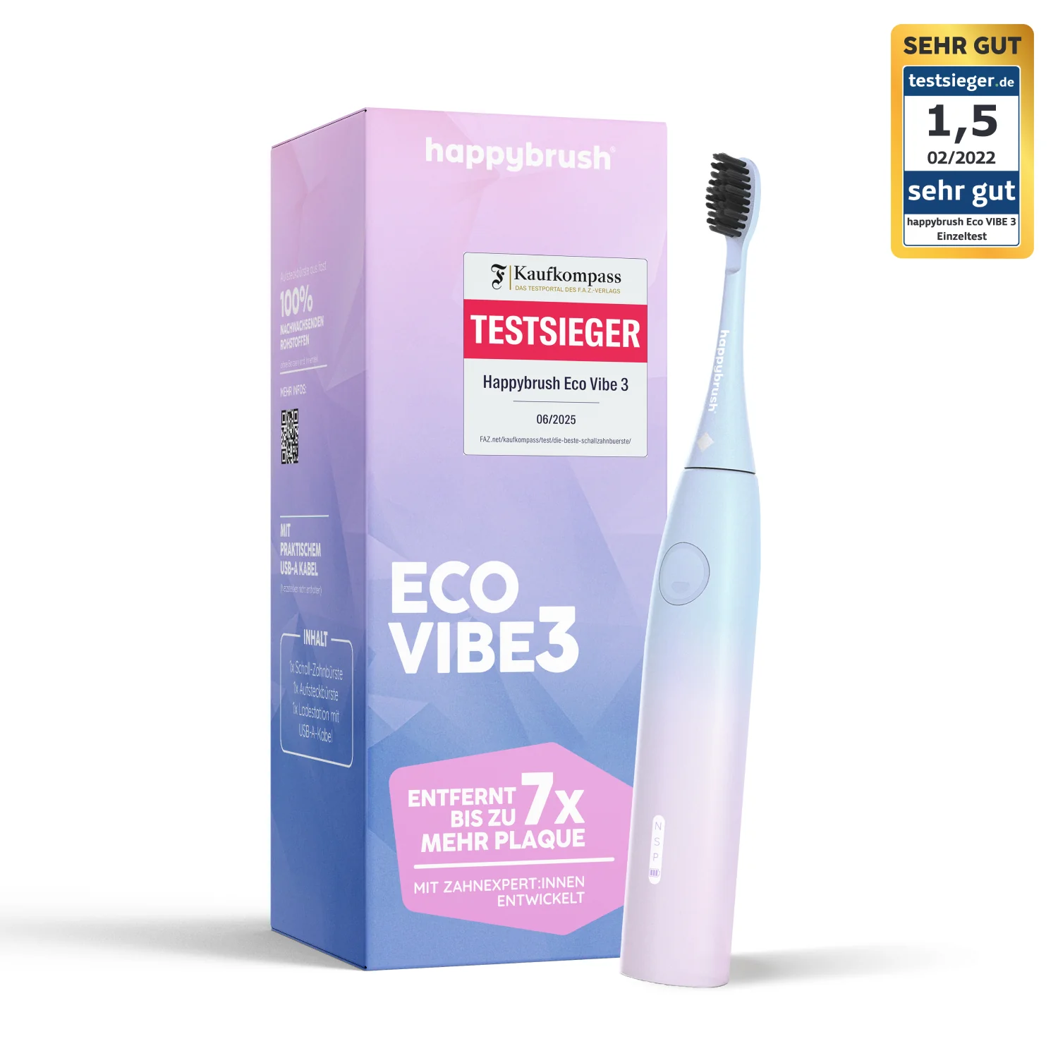 Schallzahnbürste Eco Vibe 3 | Set S - Image 5